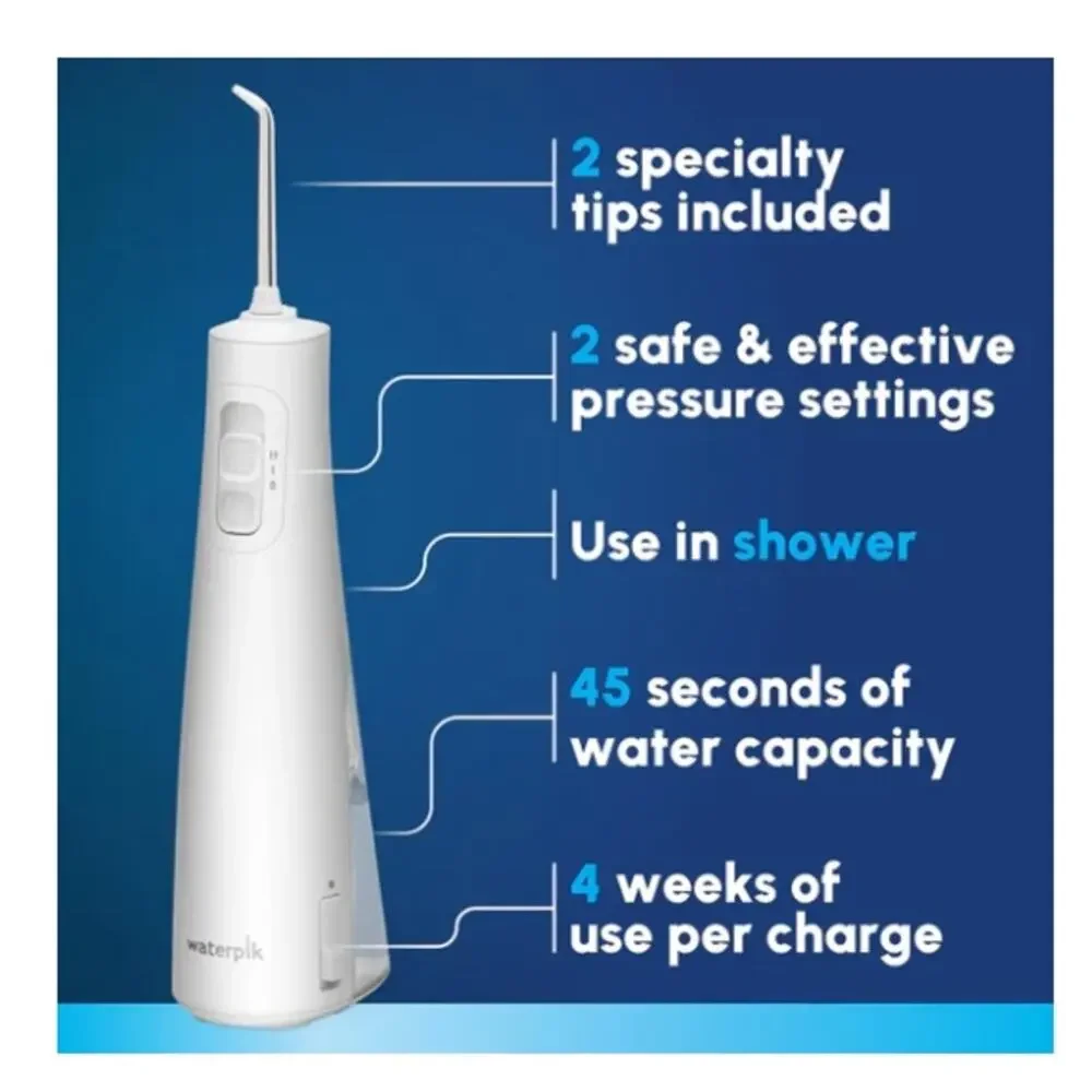 Waterpik Cordless Pulse 3100 Rechargeable Water Flosser, NWT in Open Box